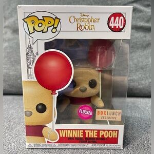 Funko Pop! Disney Christopher Robin Winnie the Pooh Flocked Exclusive #440